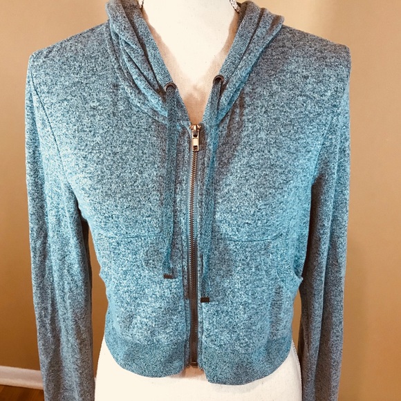 Make + Model Tops - Make + Model Hooded Zip Up Sweatshirt